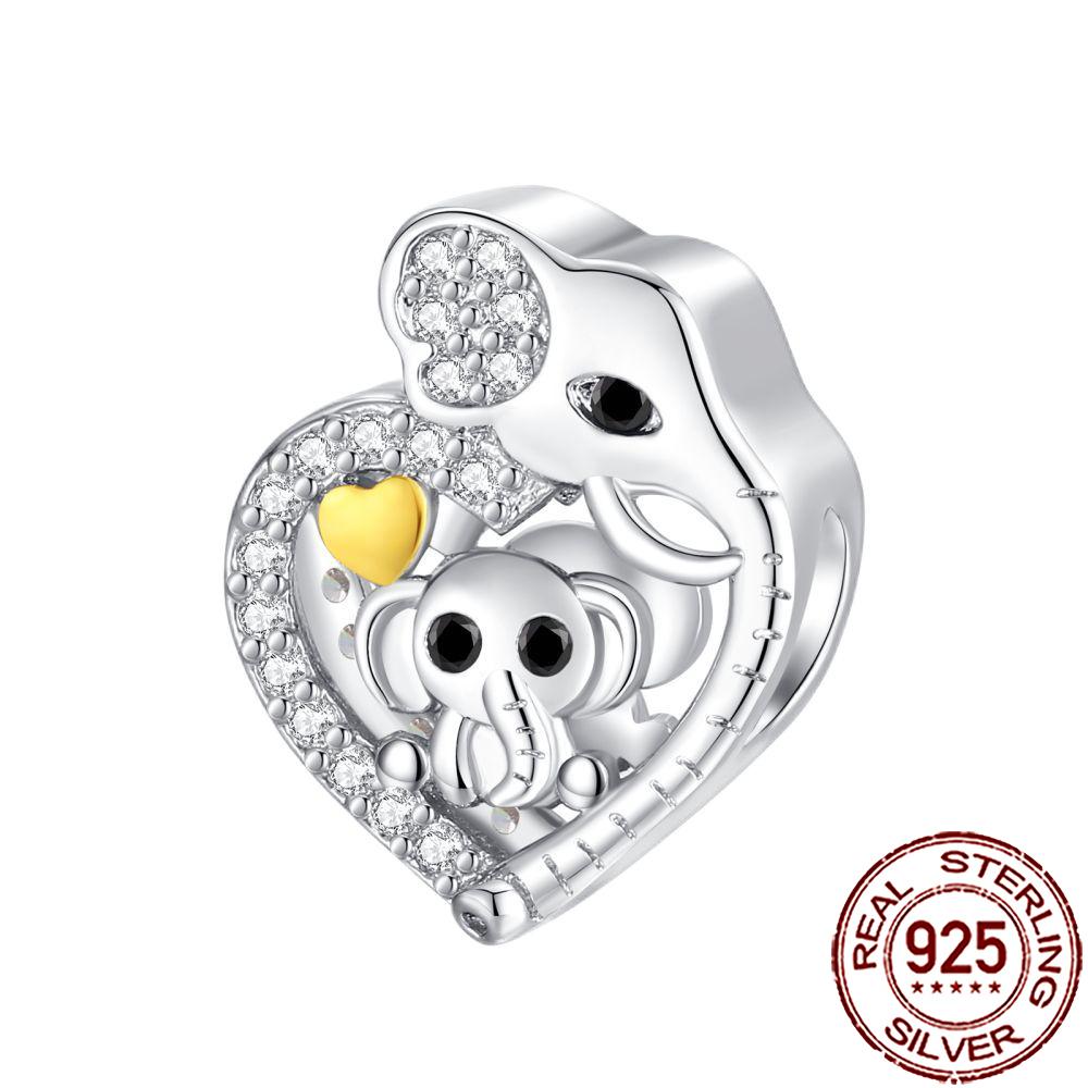 New Charms 925 Silver Cat Dog Flamingo Chameleon Axolotl Animal Beads Fit Bracelet Necklace Women DIY Jewelry