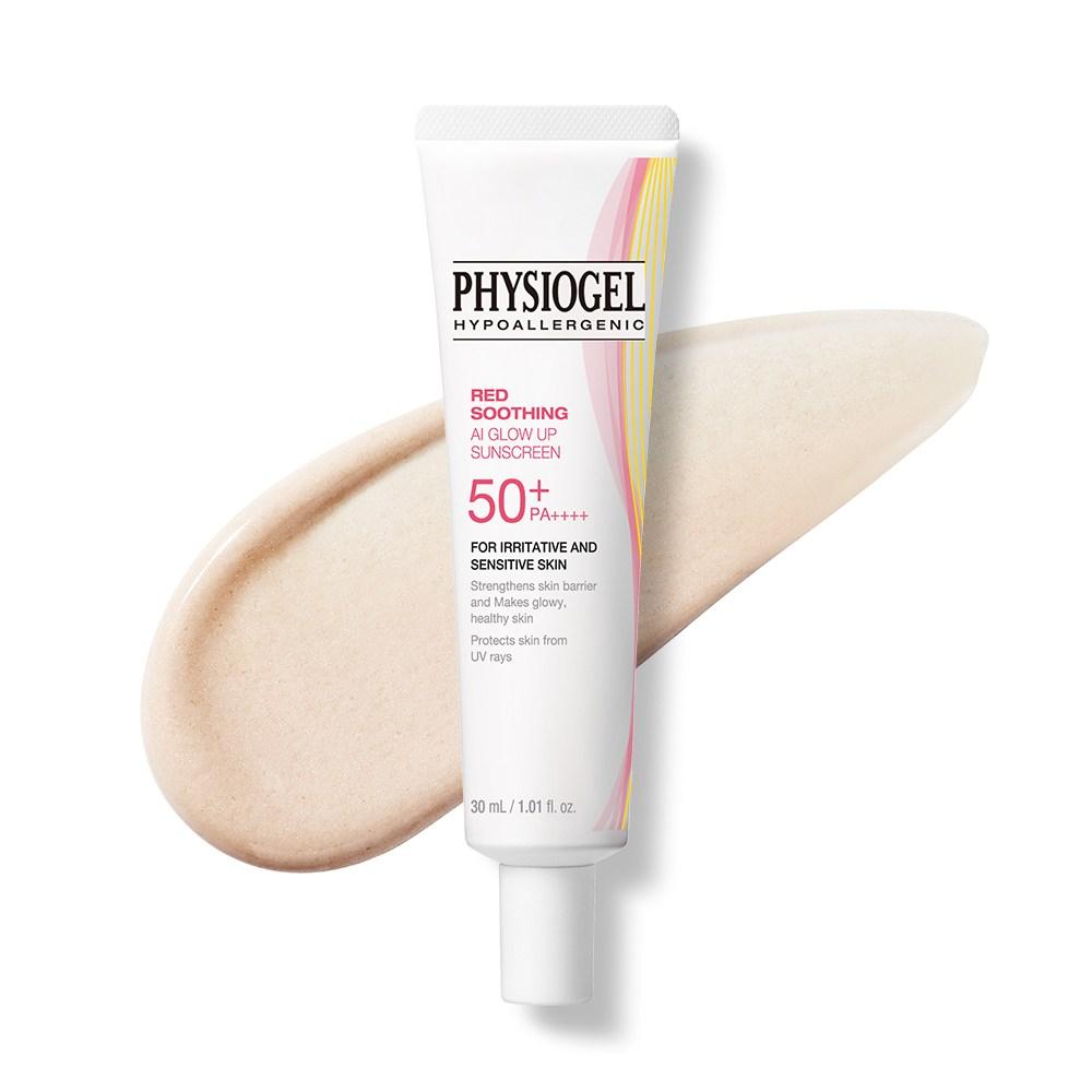 Physiogel Red Soothing AI Glow-Up Sunscreen SPF50+ PA++++, 30ml, 1 Unit