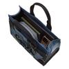 COACH Cargo 34 Brand letter print Denim and glove tanned leather Tote bag Tote bag shopping bag handbag Large size for women Denim and silver