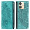 Для Xiaomi Redmi Note 17 Pro 5G Чехол-книжка из PU-кожи с тиснением "Мандала", с магнитной застежкой