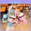 Adorable Bathing Cute Keychain Cartoon Character Keyring Perfect For Gifts And Collecting