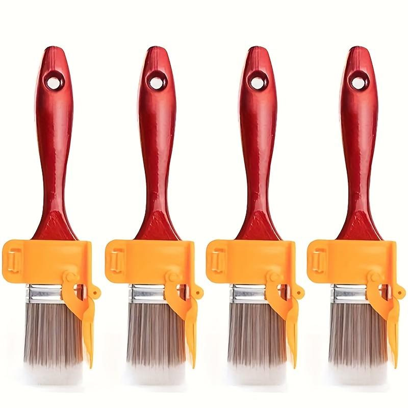 6 шт. Кисть для точной покраски кромок с цветовым разделением - Прочная, легкая, портативная с деревянной ручкой для безупречной покраски кромок стен и потолков своими руками