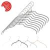 MAWA Нескользящие немецкие вешалки, Silhouette Light, 42FT, Набор из 10 штук, Серебристые, 10-летняя гарантия