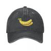 Забавная бейсболка Dolce And Banana в стиле унисекс, потертые джинсовые потертые шляпы, повседневные уличные летние головные уборы