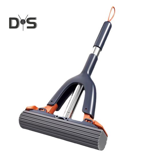 Ручная швабра для мытья полов, легкая, простая в эксплуатации губчатая швабра с функцией самовыдавливания, кухонный инструмент для мытья окон и стекол