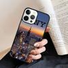 Чехол на заднюю панель телефона Dark Night New York City для iPhone 17 Air 16 15 14 13 11 12 Pro Max Plus Fundas Coque