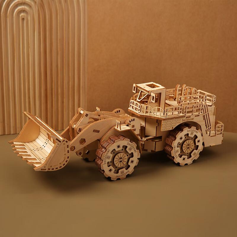 3D Деревянный Пазл Экскаватор