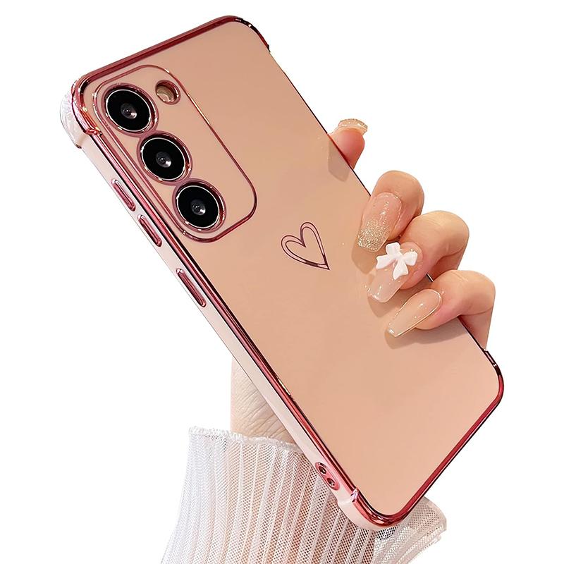Роскошный чехол с покрытием для Samsung Galaxy A14 A34 A54 A24 A04S A12 A23 A33 A54 A12 A52 A24 Электроplated Силиконовый Мягкий Чехол Fundas