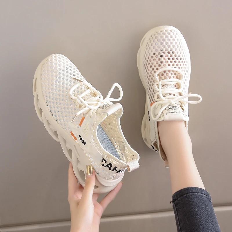 Оригинальные роскошные женские кроссовки по акции Shose Brand Replica of Shoes Woman Trend Женская обувь Летняя распродажа обуви в сетке
