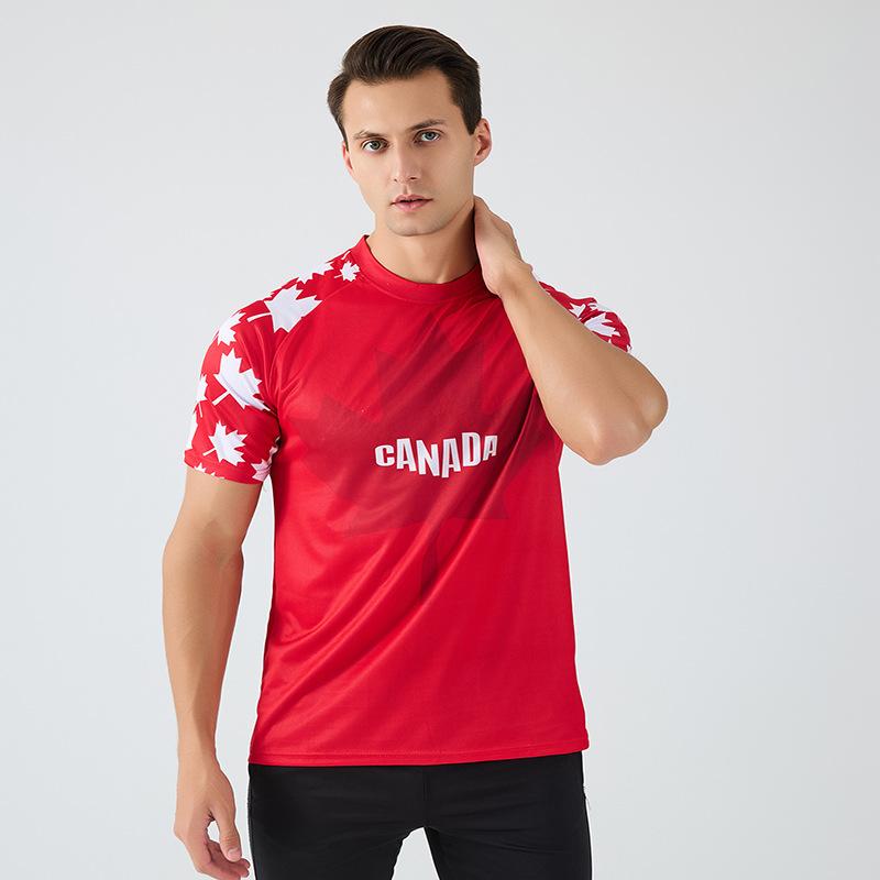 Football Jersey Short Sleeves Brazil Argentina Germany France Fans TShirts Summer