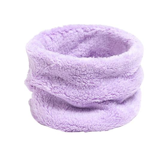 Женский термошарф, однотонный, теплый шарф для холодной погоды, с высоким воротником, из кораллового флиса, зимний, удобный, для шеи