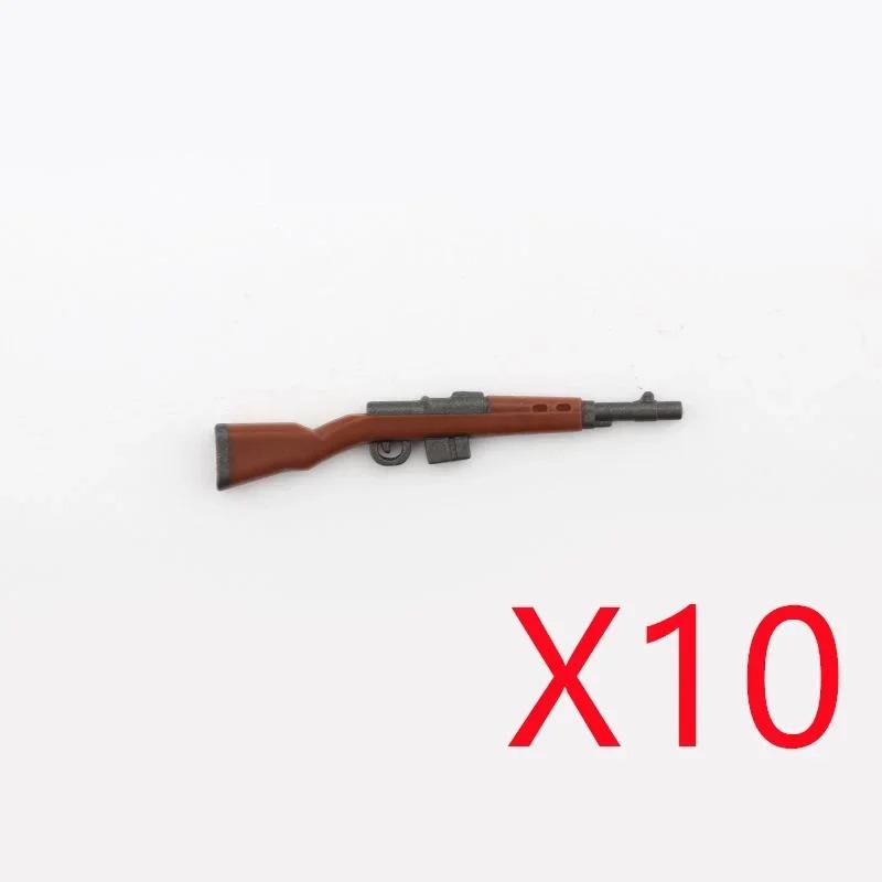 5 СМ Вторая мировая война Военные строительные блоки Американские Немецкие Советские Фигурки солдат Оружие Аксессуары Пистолеты Пистолет Снайперский ремень Мини-кирпичики MOC