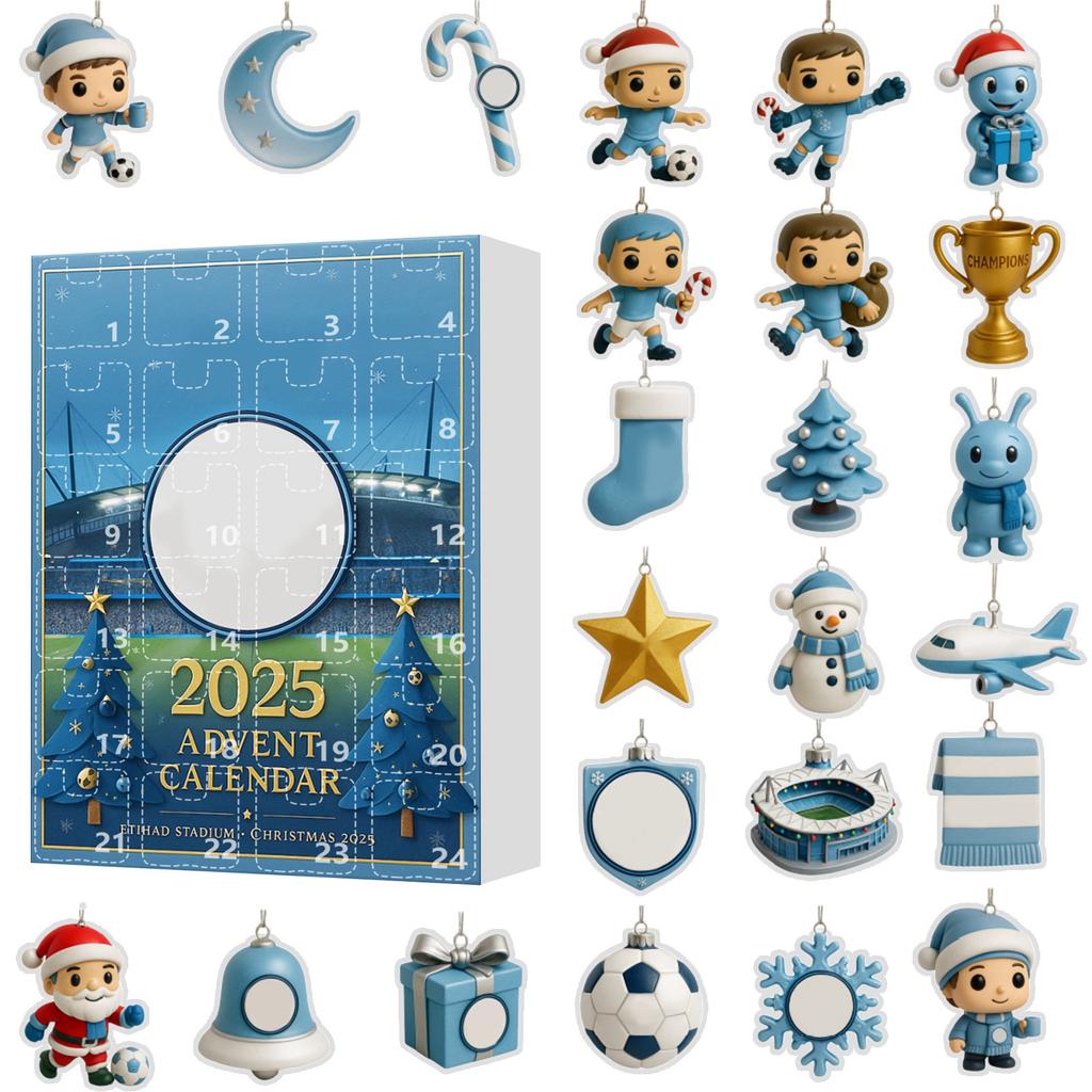 2D Адвент-календарь включает 24 адвент-календаря, календарь обратного отсчета и коллекционные сюрпризы