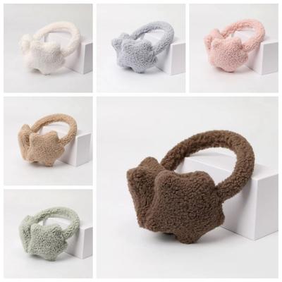 Однотонные наушники-муфты Пушистые затычки для ушей 2025 Защита ушей