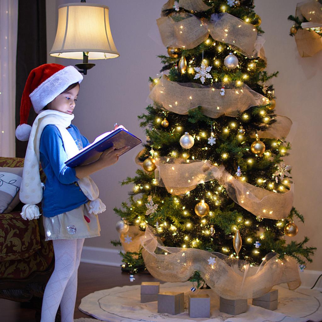 10 м 20 м 30 м 50 м 100 м Светодиодные солнечные праздничные гирлянды Водонепроницаемая уличная ландшафтная лампа Регулируемая яркость для сада двора Рождества