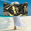 1PC Custom Name Music Instrument Collection Beach Towel Highly Absorbent And Sand-Resistant Towel for Swimming, Pool, Yoga, And Travel Lightweight