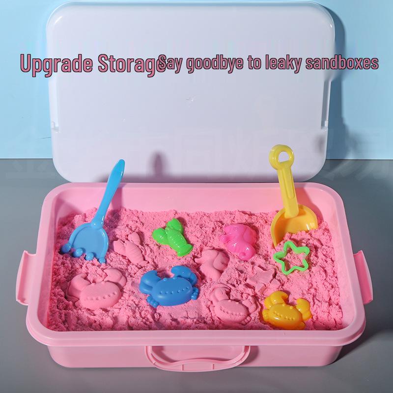 Ultra-light Children's Space Toy Sand Mold & Storage Box