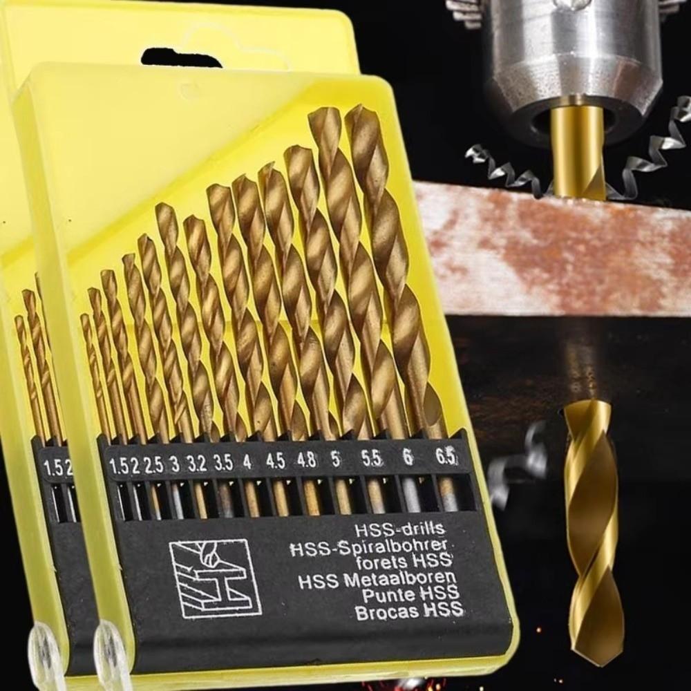 Multi-Purpose Twist Drill Bits High-Speed Steel Drill Bit Set Masonry Drill Bits For Hard Metal