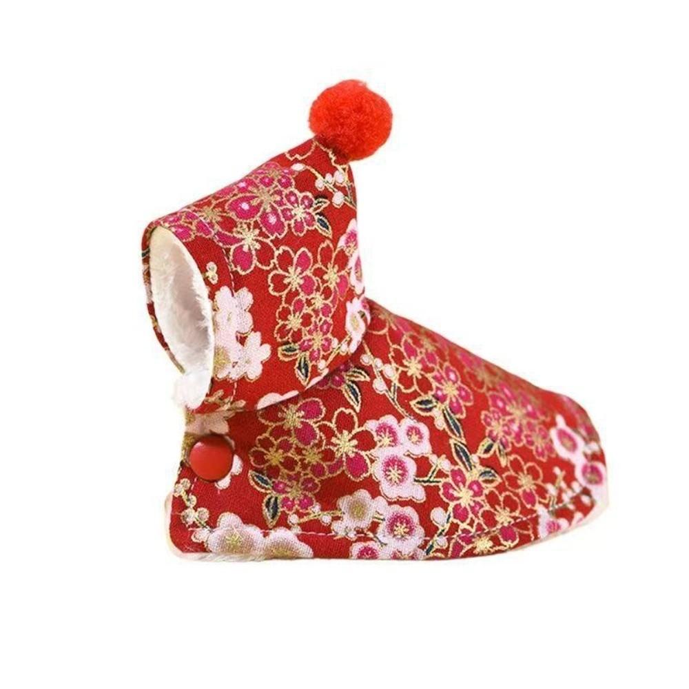Thickened Winter Parrot Cloak Warm Parrot Cape Cloak Washable Cockatiel Outing Coat New Year
