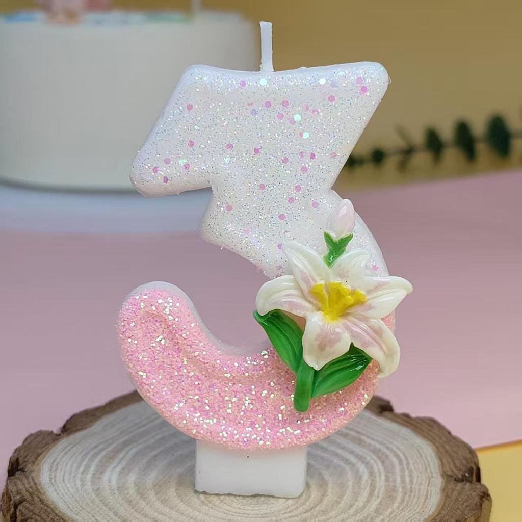 Креативные свечи для торта на день рождения с цифрами 0-9 для украшения торта