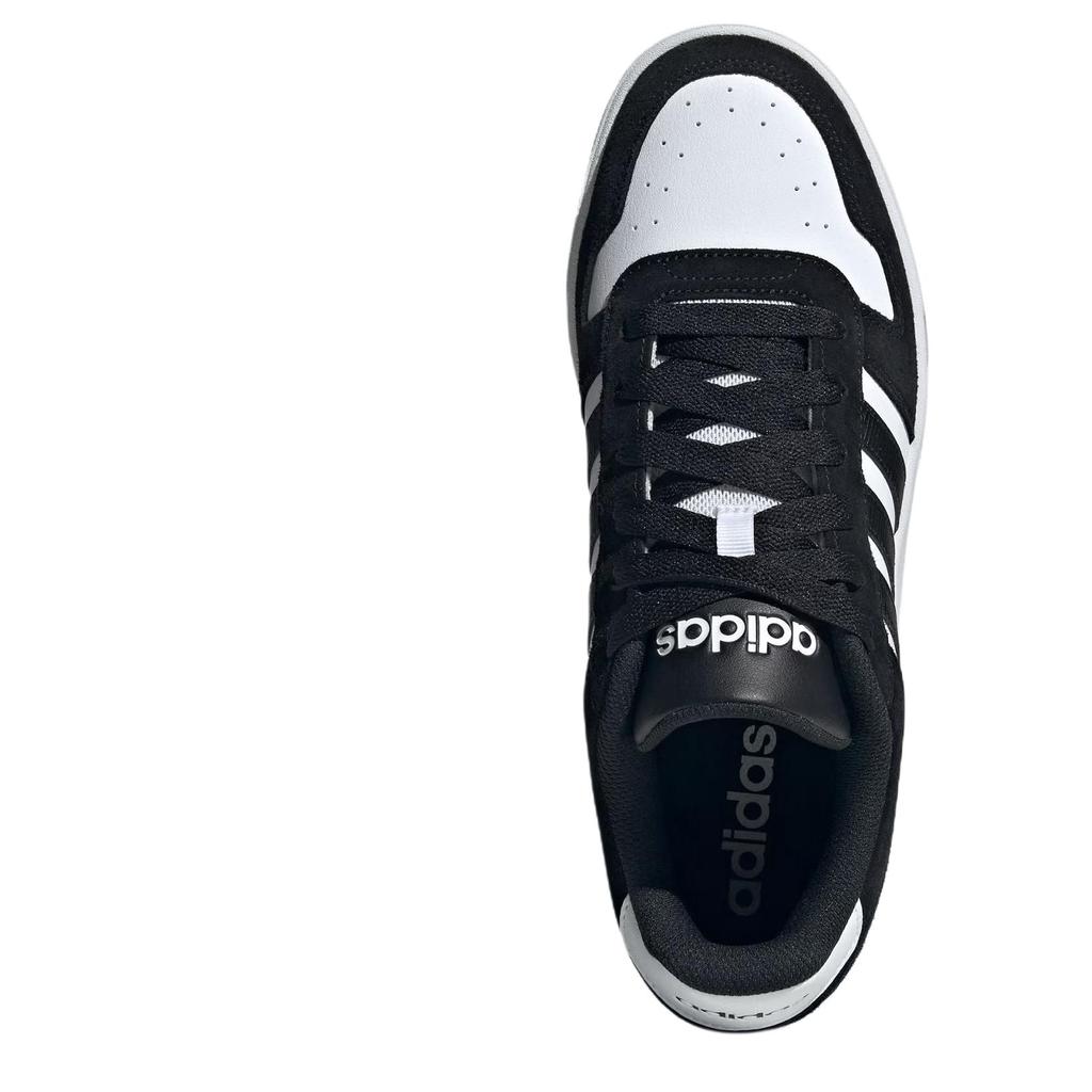 adidas Neo D-Pad Кожа Удобные Универсальные Нескользящие Износостойкие Низкие Кеды Унисекс Кроссовки Черные JR8328
