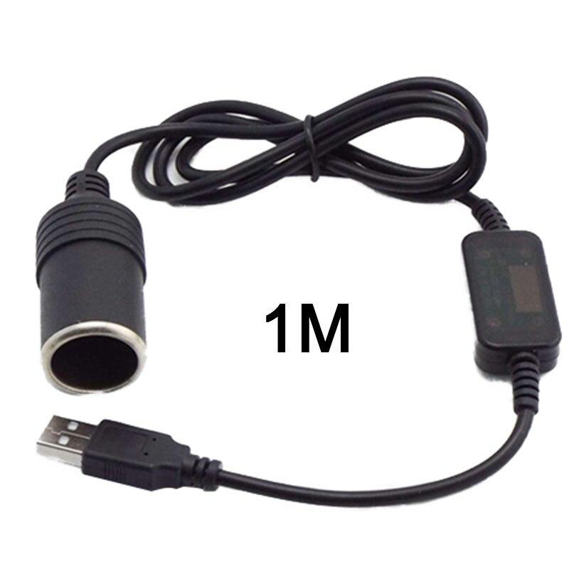 Usb-порт 5 В, тип A, разъем для прикуривателя 12 В, кабель для преобразователя адаптера питания автомобиля