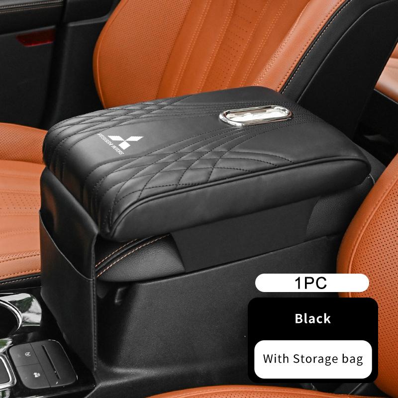 cxdjmy1 For Mitsubishi Car Armrest Booster Cushion Center Holder with Tissue Box Outlander Lancer Cross Colt Xpander Mirage Attrage
