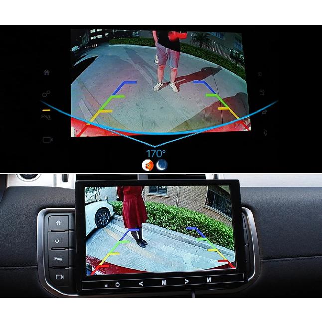 GreenYi AHD 1080P Vehicle Backup Camera, 360 Degrees Adjustable Fish Eye Lens Night Vision Waterproof Front/ Rear View Camera