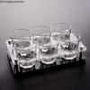 Acrylic Cup Holder White Wine Glass Set Shot Glass Set Cup Storage Rack KTV Bar Spirit Glass Cup Organizer Tumbler Holders