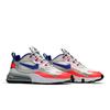 Nike Air Max 270 React 'Knicks' (women's sizes) White / Flash Crimson / Metallic Silver / Racer Blue Running Shoes CW3094 100