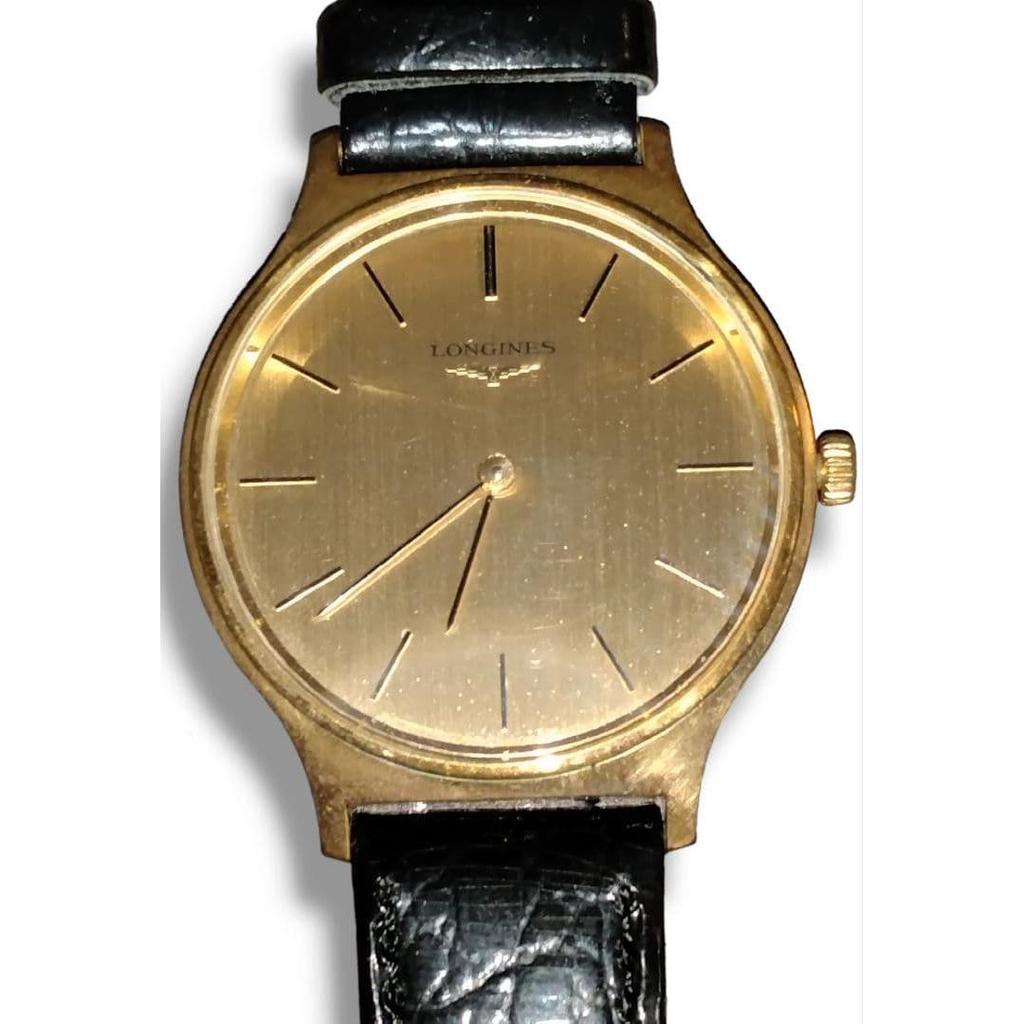 Used LONGINES Hand-wound overhauled Longines watch Operation confirmed Scratches and stains Used item