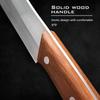 7-дюймовый нож шеф-повара, нож из нержавеющей стали, нож для овощей, мяса, нож для нарезки, острый кухонный нож, удобная ручка