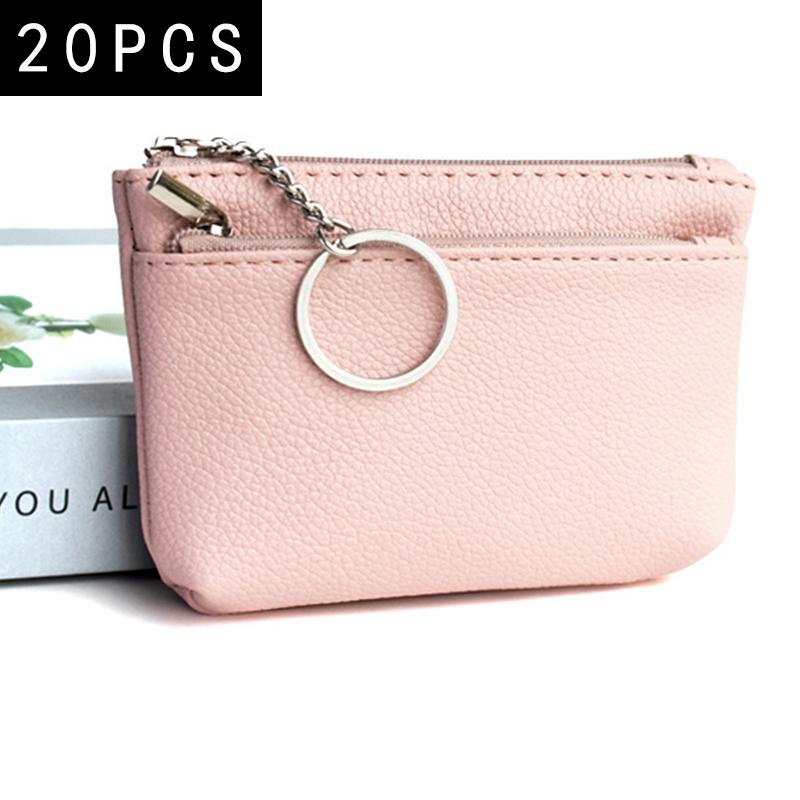 Coin Purses Women PU Leather New Small Mini Soft Surface Fashion Key Bank Card Coin Small Wallet