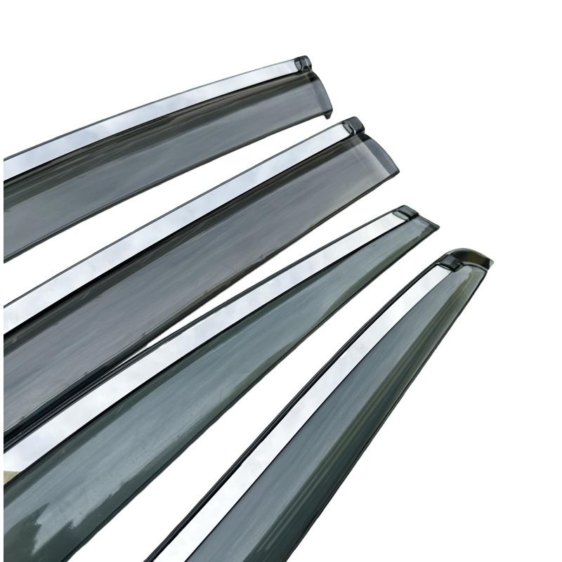 For Toyota Camry 2007-2025 2024 Car Styling Accessories Window Visor Deflector Window Rain Guard Cover Stainless Steel Trim