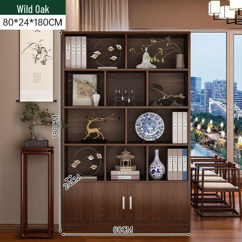 Compact Display Cabinet: Curio, Bar Counter, Wine Rack, Bookshelf for Home