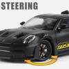 Металлическая литая модель спортивного автомобиля GT3RS в масштабе 1/24, имитация звука и света, коллекционные украшения, игрушки для мальчиков 6+, подарки