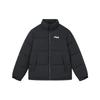 Fila Letter Logo Printed Lined Loose Thick Warm Jacket Down Coat Unisex Jackets Black F51U349901F-BK