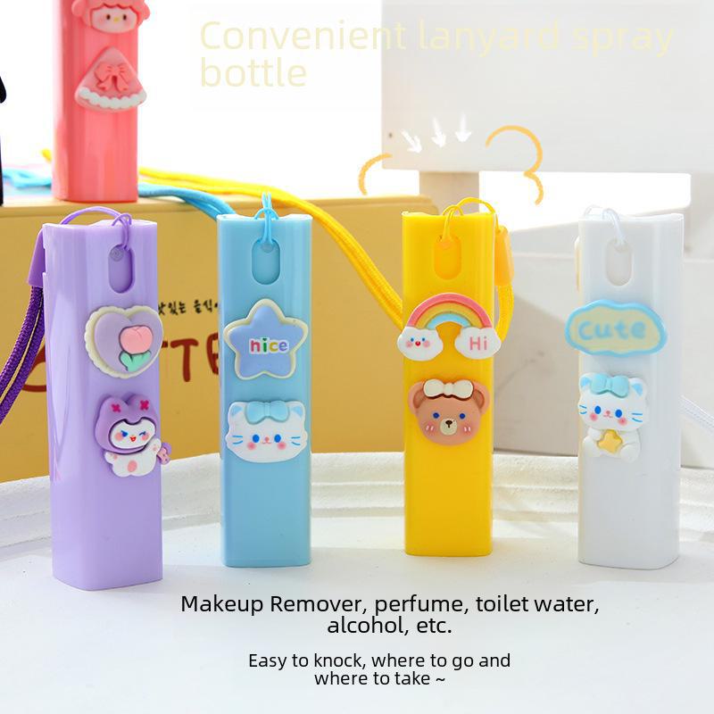 Portable Mini Neck-Hanging Spray Bottle for Alcohol or Lotion