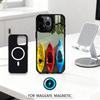 B-Boating K-Kayaking S-Sprot Чехол для телефона For iPhone 17,16,15,14,13,12,Pro,Max For Magsafe Магнитная беспроводная зарядка