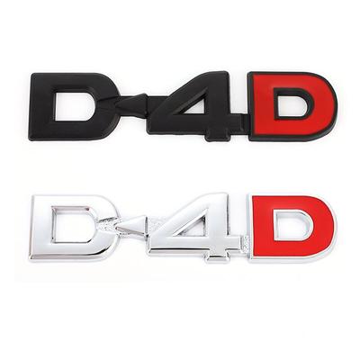 D4D D-4D логотип автомобиля наклейка эмблема значок наклейка для Toyota COROLLA RAV4 Camry CROWN PRIUS REIZ VIOS HIGHLANDER Prado Corolla Tundra