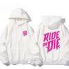 Толстовка MucOff Ride or Die хлопковая с капюшоном для
