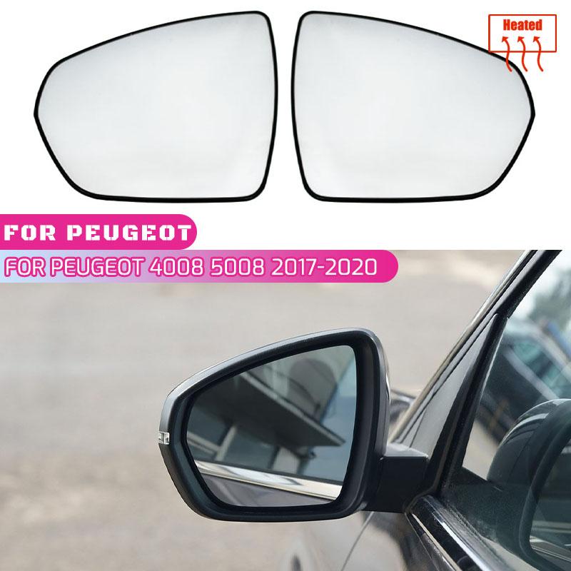 For Peugeot 4008 2017 2018 2019 2020 car side heated rearview mirror glass lenses left and right anti glare
