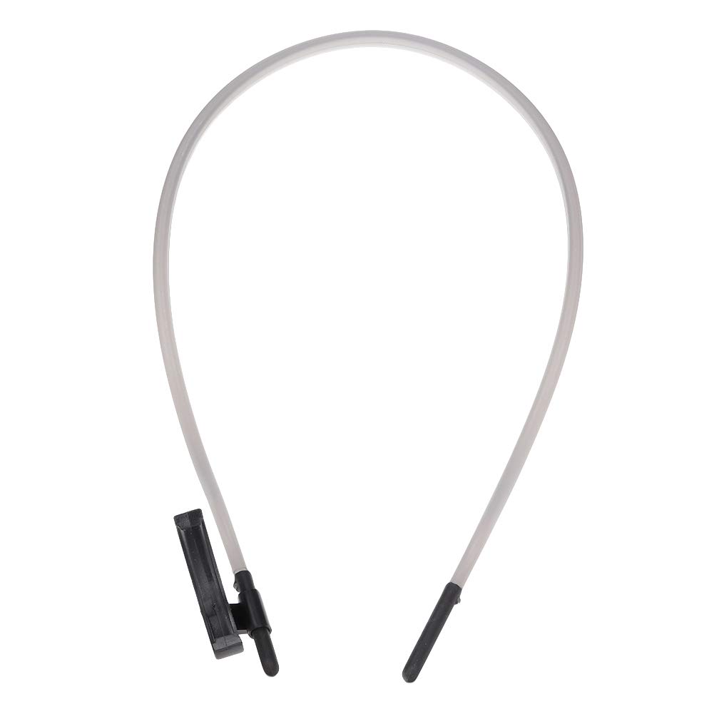 Call Center Headset H1000 RJ9 Crystal Head Earhook Cordless Phone Headset Noise Cancelling Rear-Mount Headphones with Mic for Phone Calls (No Adapter)