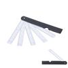 Multi Ratio Fan Shaped Ruler Plastic Scale Tools Durable Architect Scale Ruler  Art Drawing