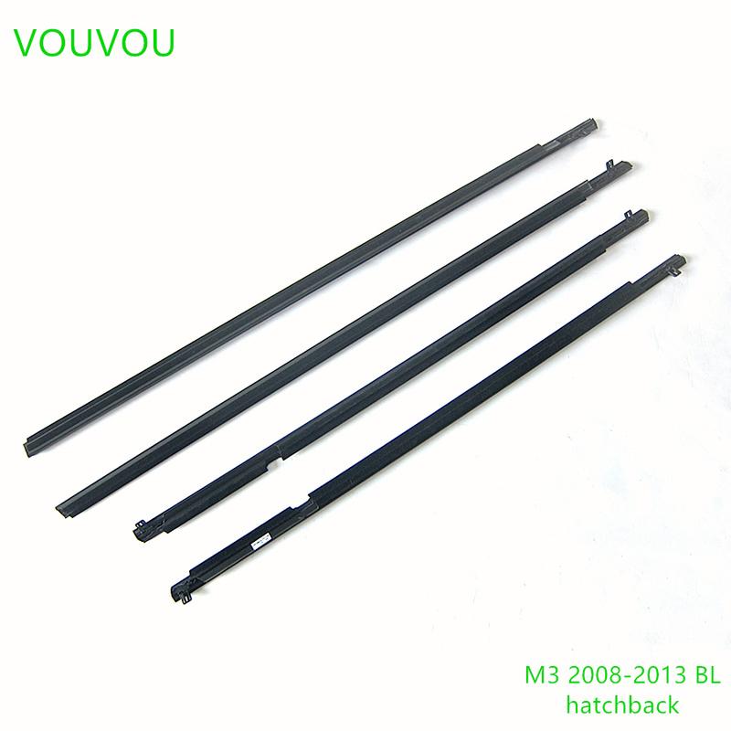 Car accessories body parts 50-640A outer door glass window tape for Mazda 3 2008-2013 BL 5 door hatchback