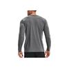 Under Armour Однотонная тренировочная футболка с круглым вырезом и длинным рукавом реглан, мужские топы, серая 1327970-001