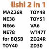 Lishi 2-в-1 инструмент MAZ26R NE38 NE66 NE78 для BQSB TOY40 TOY48 TOY51 VA6 WT47T ZD24R ZD30