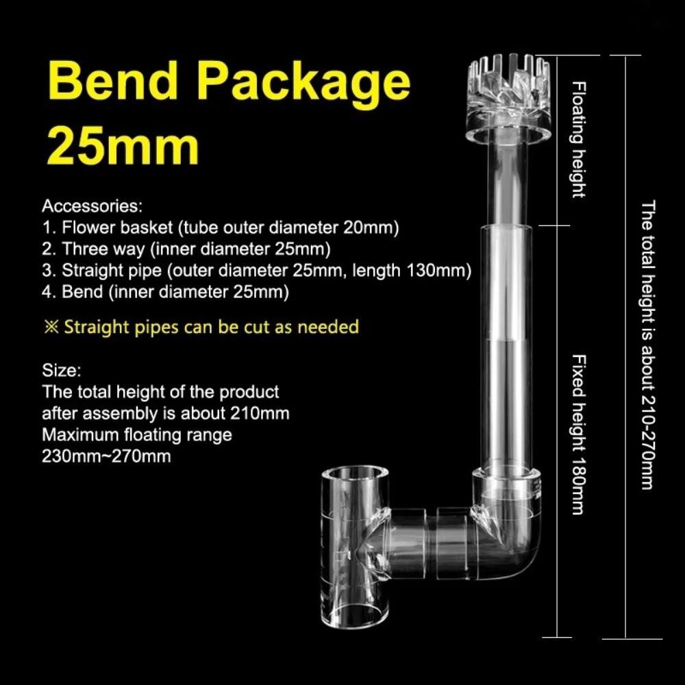 Поверхностный Аквариумный Водный Растение Бак Фильтр Водное Растение Акриловый Лили-Трубка Вращающийся Аквариум Аксессуары