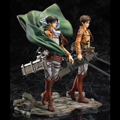 Фигурка Атака Титанов Леви Акерман Эрен Йегер Аниме ПВХ Фигурка Игрушка Shingeki no Kyojin Коллекция Статуй Модель Куклы