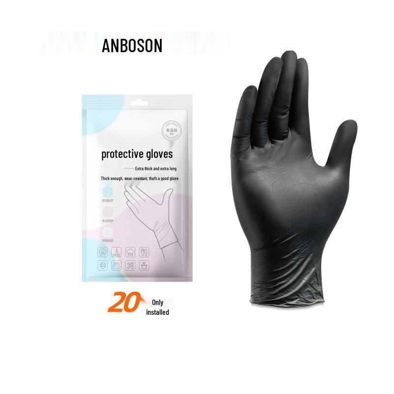 9-Inch Unisex Disposable Nitrile Gloves for Dishwashing and Kitchen Cleaning